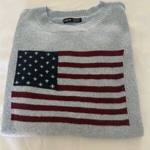 Light blue flag sweater